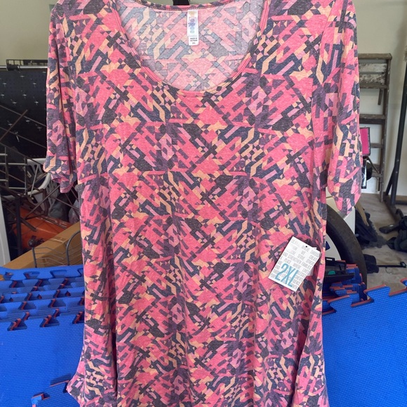 NWT 2XL Lularoe Perfect in heathered pink - Picture 3 of 4